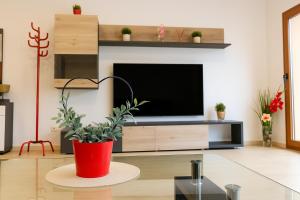 Televisyen dan/atau pusat hiburan di Apartamento en Montserrat- Montserrat Paradise Apartament