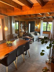 Posezení v ubytování Le chalet