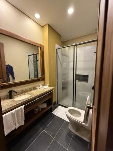 Kupatilo u objektu Hotel Du Parc
