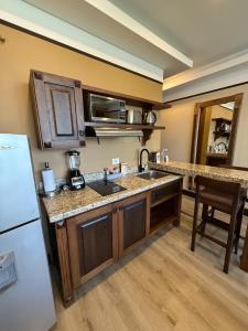 Kuhinja ili čajna kuhinja u objektu Hotel Du Parc