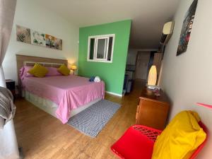 Ένα ή περισσότερα κρεβάτια σε δωμάτιο στο Aparment la gavia +69 φωτογραφίες