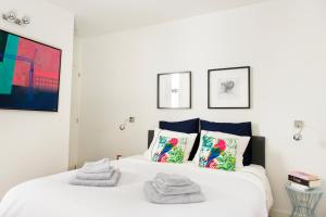 Voodi või voodid majutusasutuse 4B B&B Brugge toas
