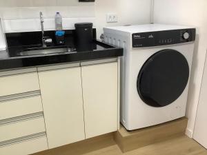 Dapur atau dapur kecil di Apartamento Studio 51 +13 gambar