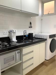 Dapur atau dapur kecil di Apartamento Studio 51