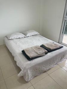 Ένα ή περισσότερα κρεβάτια σε δωμάτιο στο Flat lado mar