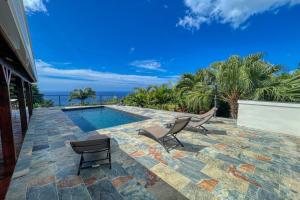 Hồ bơi trong/gần Villa Ô Karet, Vue mer panoramique et Piscine privée