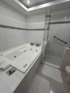 Kupatilo u objektu Hotel Du Parc