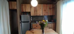 Kuchyň nebo kuchyňský kout v ubytování Casa de Tierra Loft Tlalli + 14 fotografií