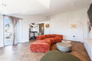 Posezení v ubytování Luxury apartments Marino near beach