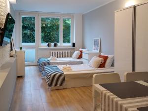 Et opholdsområde på Apartament Fale Falowca