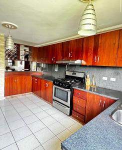 Kuchyň nebo kuchyňský kout v ubytování Villas Juan dolió