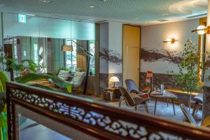 Sengokuhara Onsen Hotel的休息区