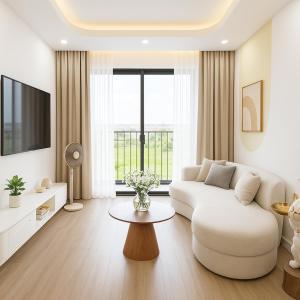 TV a/nebo společenská místnost v ubytování Moonlight apartment
