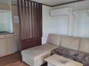 Χώρος καθιστικού στο Mobil home 32m² avec terrasse pour 4 personnes à Anduze - API-1-52-404