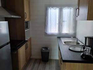 Η κουζίνα ή μικρή κουζίνα στο Gîte Prestige avec Terrasse, 3 Chambres, Anduze - API-1-52-540