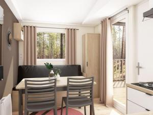 Χώρος καθιστικού στο Mobil home avec Terrasse à Anduze - API-1-52-692