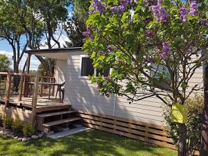 Κήπος έξω από το Mobil home avec Terrasse à Anduze - API-1-52-692