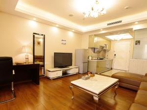 TV o dispositivi per l'intrattenimento presso Guangzhou Pengman Apartment Zhengjia Huanshi Branch