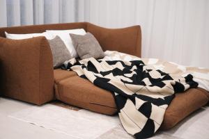 Χώρος καθιστικού στο 'Amber' 1 bedroom apt in Burwood with free parking