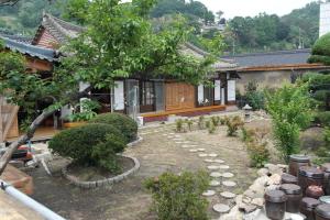 a garden in front of a house at Sanminjae in Jeonju