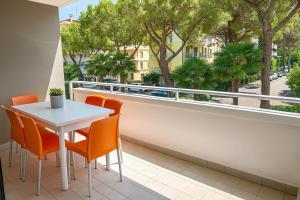 Μπαλκόνι ή βεράντα στο Apartament Sabbiadoro Center