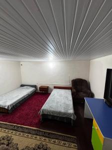 Katil atau katil-katil dalam bilik di Moon inn Sevan Resort