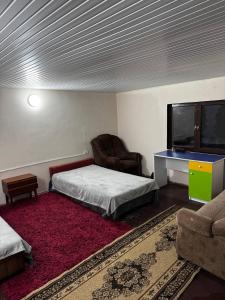 Katil atau katil-katil dalam bilik di Moon inn Sevan Resort +7 gambar