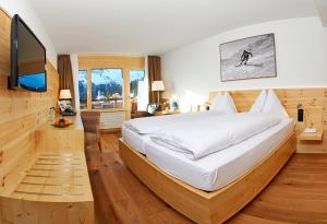 TV a/nebo společenská místnost v ubytování Waldhotel Arosa