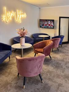 Posezení v ubytování Leśne Ustronie