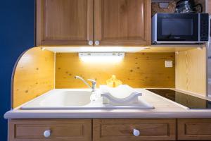 Kuchyň nebo kuchyňský kout v ubytování Altitude Soyouz - Studio avec vue + 6 fotografií