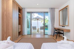 Кровать или кровати в номере Shambhala Grand Villa - Private Pool Villas by Escape Villas - Top Choice - Guest Favorite - Best Location +123 фотографии