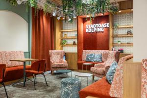 Istumisnurk majutusasutuses Stadtoase Kolping Hotel