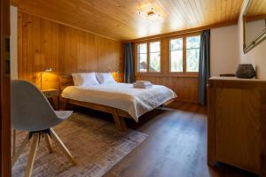 Voodi või voodid majutusasutuse Chalet Diablerets toas