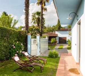A garden outside Villa Celeste
