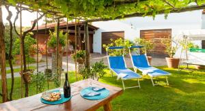 A garden outside Villa Celeste