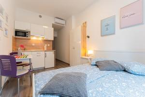 Köök või kööginurk majutusasutuses Flex SelfCheckIns 131 - Studio Apartment - Centre