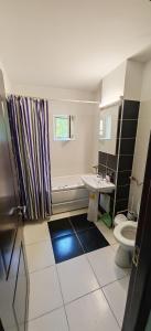 Koupelna v ubytování Sophia Apartament