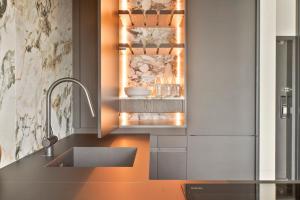 Η κουζίνα ή μικρή κουζίνα στο Blueground Seocho sauna nr Seonjeongneung SEL-37