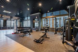 Γυμναστήριο ή/και όργανα γυμναστικής στο Blueground Seocho sauna nr Seonjeongneung SEL-37