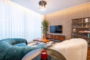 TV/trung tâm giải trí tại Lux City center apartments EX