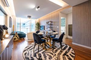 Khu vực ghế ngồi tại Lux City center apartments EX