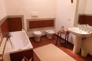 A bathroom at La Masseria
