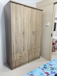 Postel nebo postele na pokoji v ubytování Vonz Staycation Near Moa