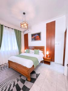 Postel nebo postele na pokoji v ubytování Chic 1BR, Classy, Cozy & Central