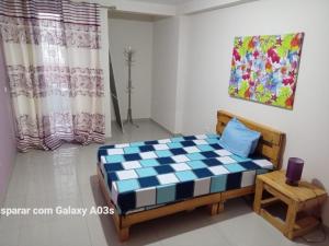 Ένα ή περισσότερα κρεβάτια σε δωμάτιο στο Casa para alugar em Cidadela