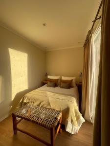 Postel nebo postele na pokoji v ubytování Altos del Peñón