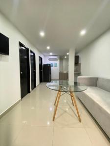 TV a/nebo společenská místnost v ubytování Apartamento para Grupos En La Boquilla BBB