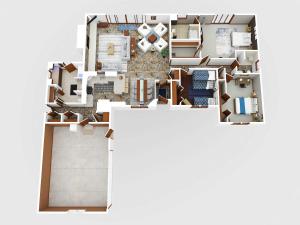 Κάτοψη του Waterfront Home with Dock Sleeps 8