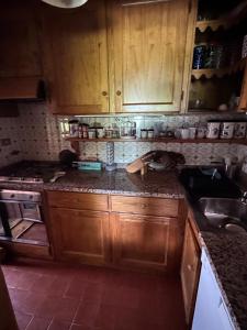 Køkken eller tekøkken på Attico Cortina D'Ampezzo