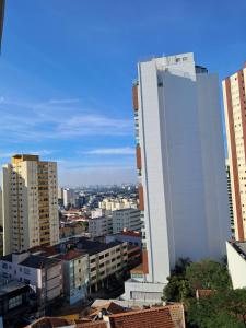 a view of a city with tall buildings at Studio de 29m2-SANTANA in Sao Paulo